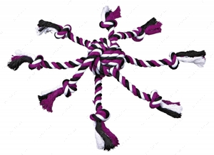 Мяч-канат с веревками Trixie Rope Toy with Woven-in Ball