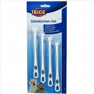 Зубна щітка для котів і собак Trixie Toothbrush Set