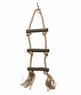 Лесенка веревочная + канат натуральное, дерево Rope Ladder