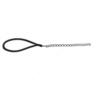 Поводок-цепь для собак Chain Leash with Nylon Hand Loop 