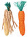 Игрушка для грызунов морковка и кукуруза Set of Straw Toys