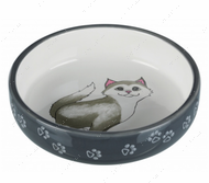 Миска керамическая для плоскомордых котов Ceramic Bowl for short-nosed Breeds