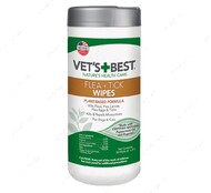 Влажные салфетки от насекомых для собак Flea&Tick Wipes VET`S BEST 