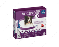 ВЕКТРА 3D капли от блох и клещей для собак и щенков от 10-25 кг VECTRA 3D Ceva