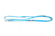 Поводок-перестежка для собак круглая голубая GLAMOUR WAUDOG