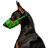 Намордник для собак рисунок авокадо WAUDOG Nylon
