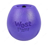 Игрушка для собак мяч с тайником для лакомств фиолетовая Rumbl Eggplant