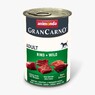 Вологий корм для собак, з яловичиною та дичиною Animonda GranCarno Adult Beef + Game