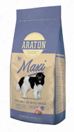 Полноценный сухой корм для взрослых собак крупных пород с мясом птицы ARATON MAXI Adult