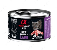 Вологий корм з ягнятиною для дорослих котів Alpha Spirit Lamb Cat
