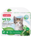 Капли антипаразитарные для котят от блох,  клещей и комаров "VETO Pure Bio Spot On"