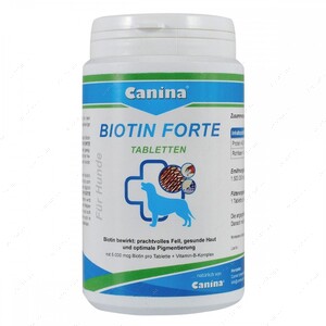 Інтенсивний курс для шерсті для собак і котів Біотин форте Canina Biotin Forte