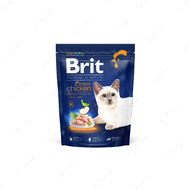 Сухий корм із куркою для дорослих котів Brit Premium by Nature Cat Indoor