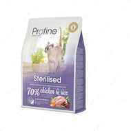 Сухий корм із куркою та рисом для стерилізованих і кастрованих кішок і котів Profine Cat Sterilised Chicken and Rice