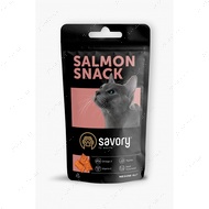 Хрумкі ласощі Подушечки для вибагливих котів, з лососем Savory Snack salmon