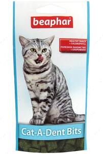 Хрустящие подушечки для чистки зубов у кошек Cat-A-Dent Bits