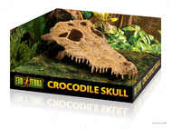 Декорация для террариума череп крокодила Crocodile Skull 