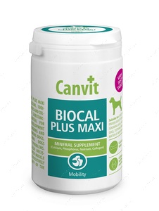 Мінеральний комплекс з калцієм у разі дефіциту мінеральних речовин для великих порід собак Canvit BIOCAL PLUS MAXI