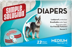 Гігієнічні підгузки для тварин Simple Solution Disposable Diaper Medium
