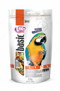 Полнорационный корм для крупных попугаев LoLo Pets basic for PARROTS