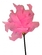 Дразнилка розовая из натуральных перьев с колокольчиком