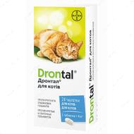 Дронтал таблетки для котів від глистів Drontal