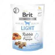 Функціональні ласощі для собак з кроликом та папаєю Brit Care Light