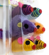 Іграшка для котів набір мишок CattyMan Color Mouse