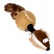 Іграшка для собак Борсук з 2-ма пискавками GiGwi Catch & fetch