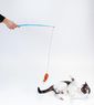 Игрушка для кошек складная удочка с рыбкой с привлекающим запахом серебрянная лоза + кошачья мята Hartz Cattraction with Silver Vine & Catnip Koi Dangler Cat Toy