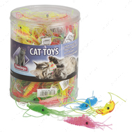 Игрушка для кошек креветка Plastic Shrimp