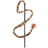 Игрушка для котов с перьями и колокольчиком Leopard Fishing Rod