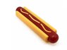 Игрушка для собак HOT DOG ULTRA DURABLE NYLON DOG CHEW TOY FOR AGGRESSIVE CHEWERS - YELLOW/RED