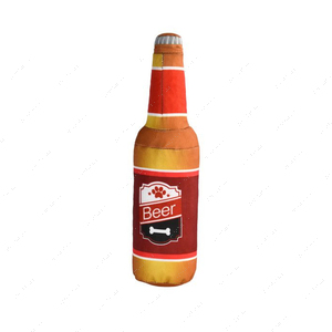 Іграшка для собак Пляшка пива з пискалкою MISOKO&CO beer