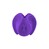 Игрушка для собак скрученный мяч фиолетовый BRONZEDOG JUMBLE