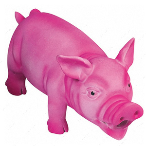 Игрушка для собак поросенок хрюкающий розовый Swine