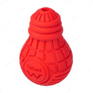 Іграшка для собак Лампочка гумова червона GiGwi Bulb Rubber M