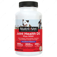 НУТРІ-ВЕТ ЗДОРОВ`Я СУСТАВІВ МАКСИМУМ жувальні таблетки з глюкозаміном, хондроїтином, МСМ, марганцем для собак Nutri-Vet Joint Health DS Plus MSM Maximum Strength