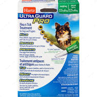 Капли от блох, блошиных яиц, клещей и комаров для собак от 2,5 до 6 кг Ultra Guard Pro Flea&Tick Drops for Dogs and Puppies 5 в 1