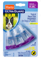 Капли от блох,клещей и комаров для собак от 14 до 27 кг Ultra Guard Flea s Tick Drops
