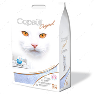 Кварцевый наполнитель для туалетов кошек Capsull Original baby powder