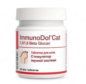 Вітамінно-мінеральний комплекс для підтримки імунітету котів Dolfos ImmunoDol Cat