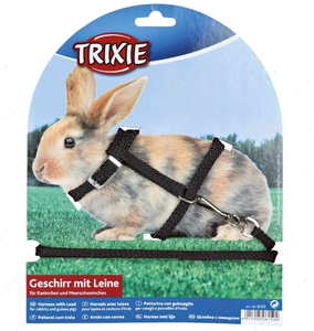 Комплект шлейка и поводок для кролика Rabbit Harness with Leash