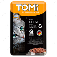 Консервы для кошек гусь печень Goose Liver TOMi