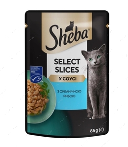 Консерви для котів з океанічною рибою в соусі Sheba Selection in Sauce