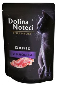Консерви для котів із м'ясом кролика Dolina Noteci Premium Danie
