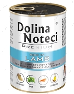 Вологий корм з ягням для собак Dolina Noteci Premium with lambs