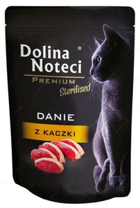 Консерви для стерилізованих котів із м'ясом качки Dolina Noteci Premium Sterilised Danie
