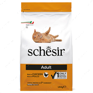 Сухий корм монопротеїновий для дорослих котів з куркою Schesir Cat Adult Chicken
