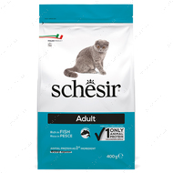Сухий корм монопротеїновий для дорослих котів із рибою Schesir Cat Adult Fish
